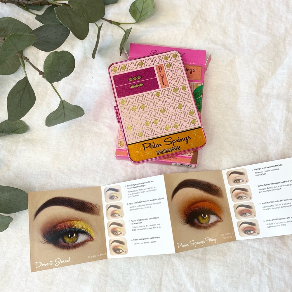 TOO FACED Palm Springs Dreams Eyeshadow Palette New In Box - Picture 8 of 11
